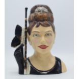 Bairstow Manor Collectables character jug Audrey Hepburn, Stars of the Golden Era, limited