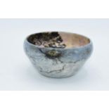 Clement Massier Golfe Juan AM studio pottery bowl with lakeside decoration, 16cm diameter. In good