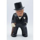 Bovey Pottery Devon comical model of Sir Winston Churchill from 'Our Gang' series (restored / af),