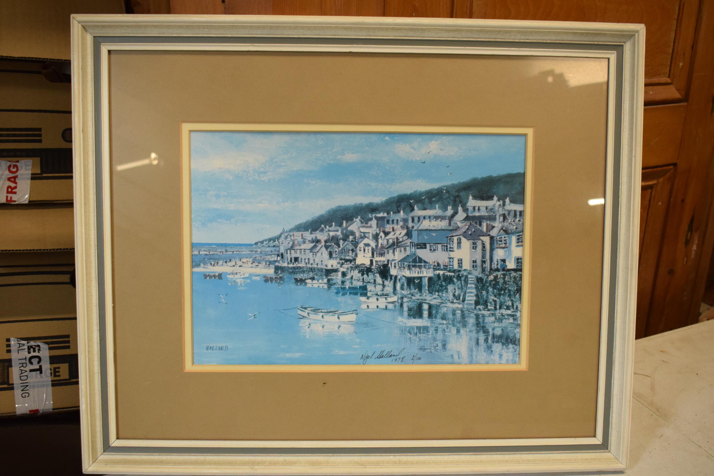 Nigel Hallard limited edition prints to include Mr Williams Giles, Cornwall 1/2 and a coastal - Image 2 of 9