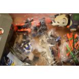 A collection of Action Man toys together with accessories and similar items, some by Hasbro