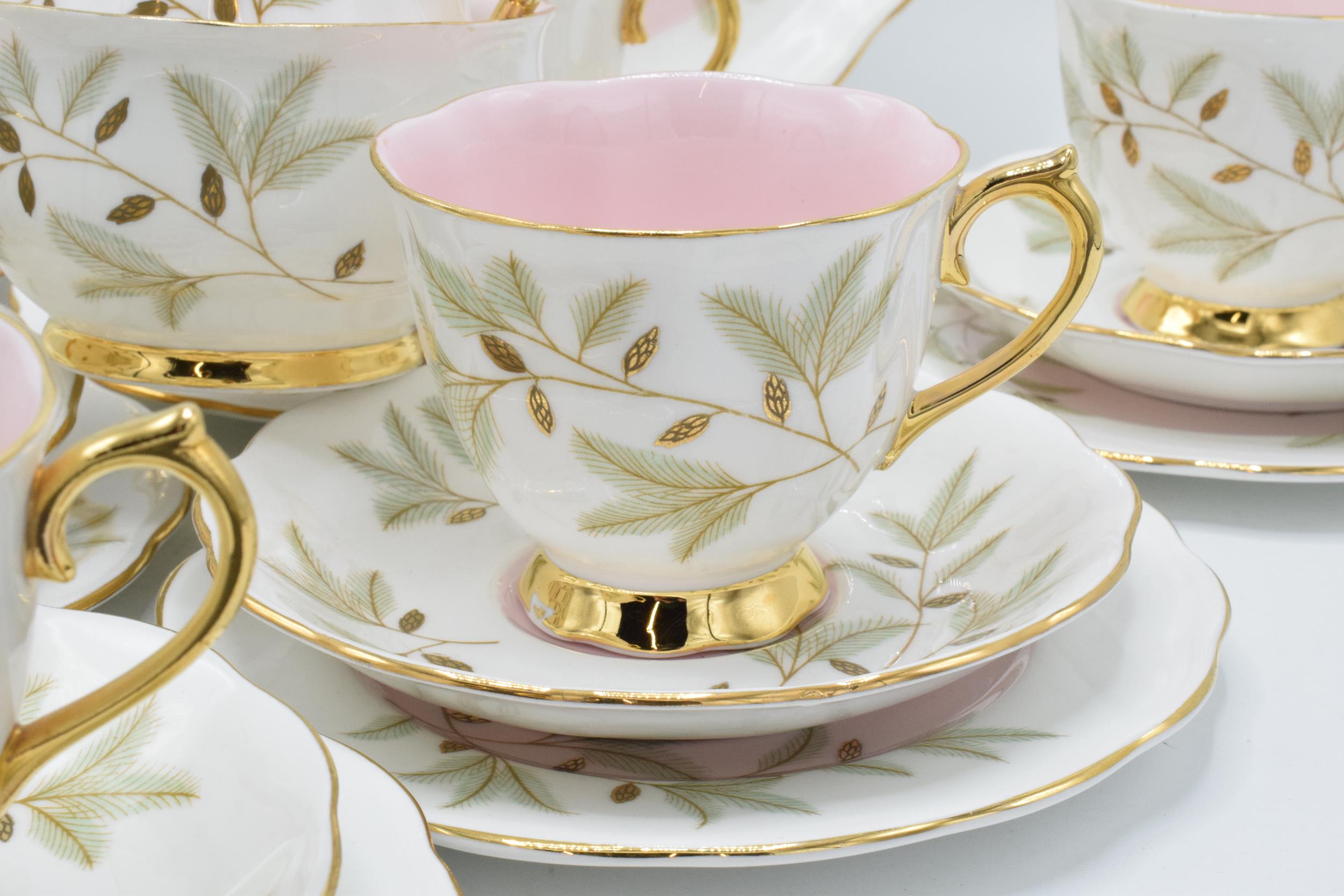 Royal Albert tea ware in the Braemar design to include 6 cups, 6 saucers, 6 side plates, a milk jug, - Image 2 of 6