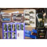 A collection of model cars and similar to include Cameo, Burago, Tomy and others (Qty).