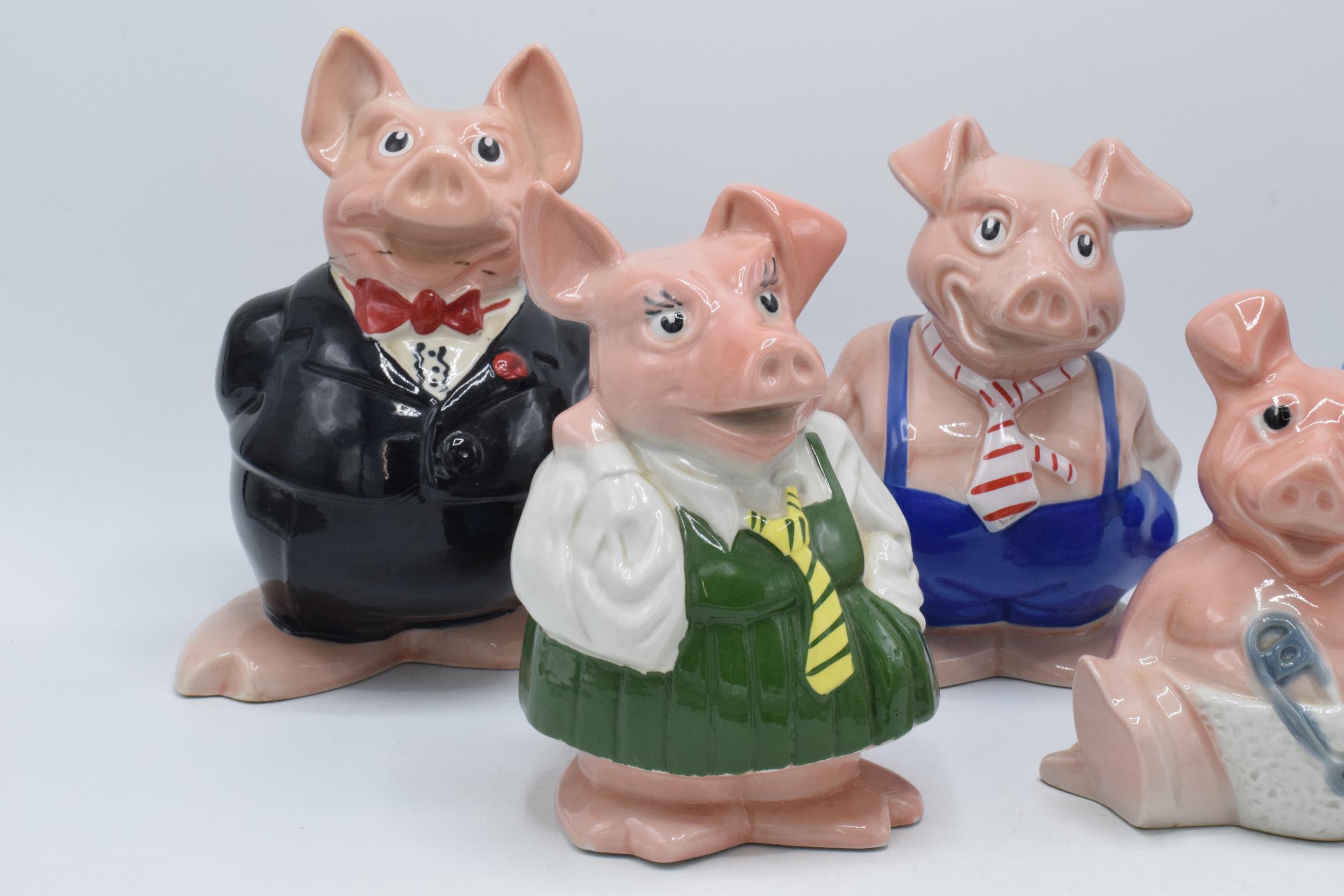 A collection of Wade Natwest pig money banks (5), all with stoppers. In good condition with no - Image 3 of 4