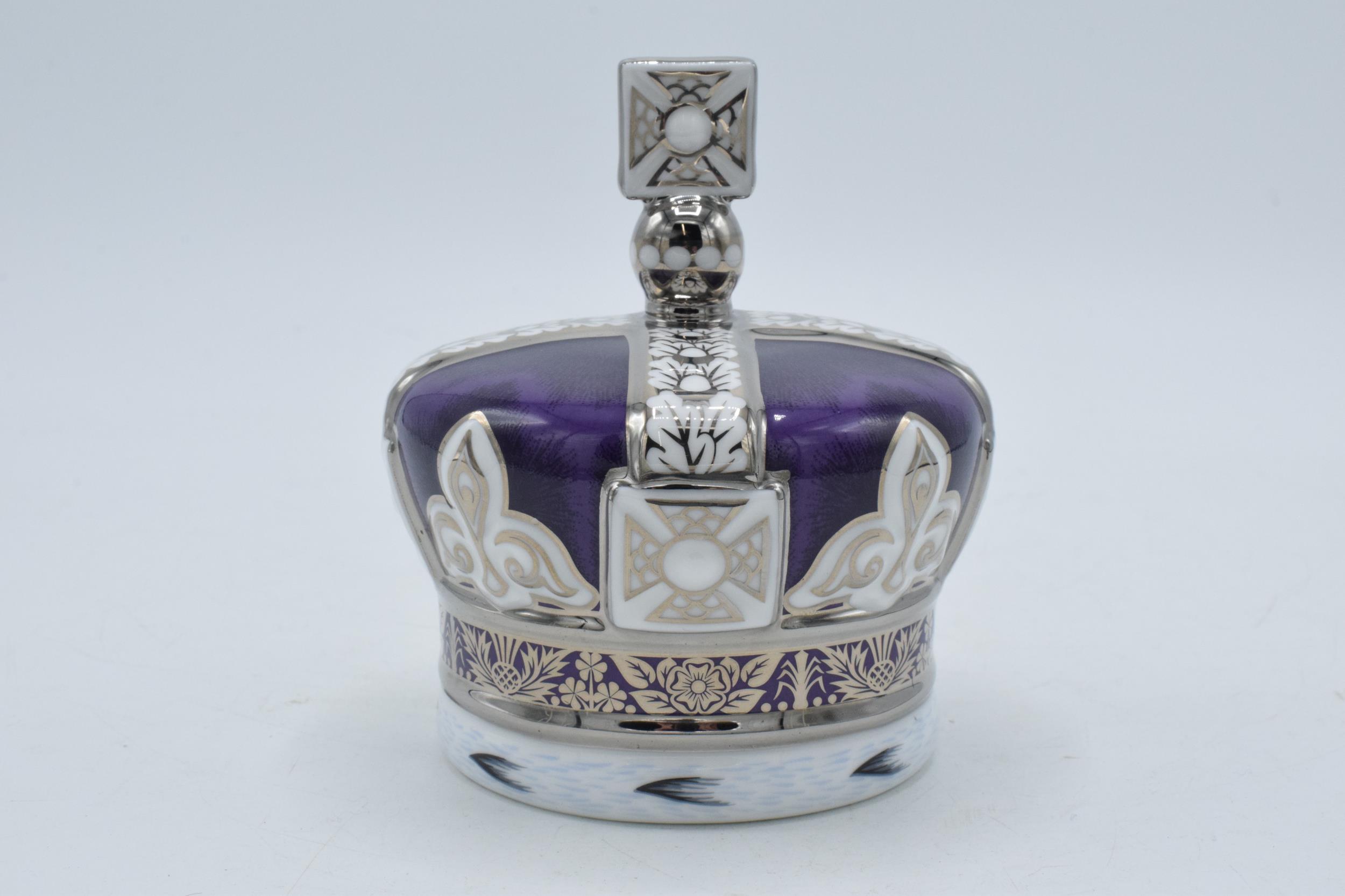 Royal Crown Derby paperweight, Coronation Crown, number 27 of a limited edition of 500