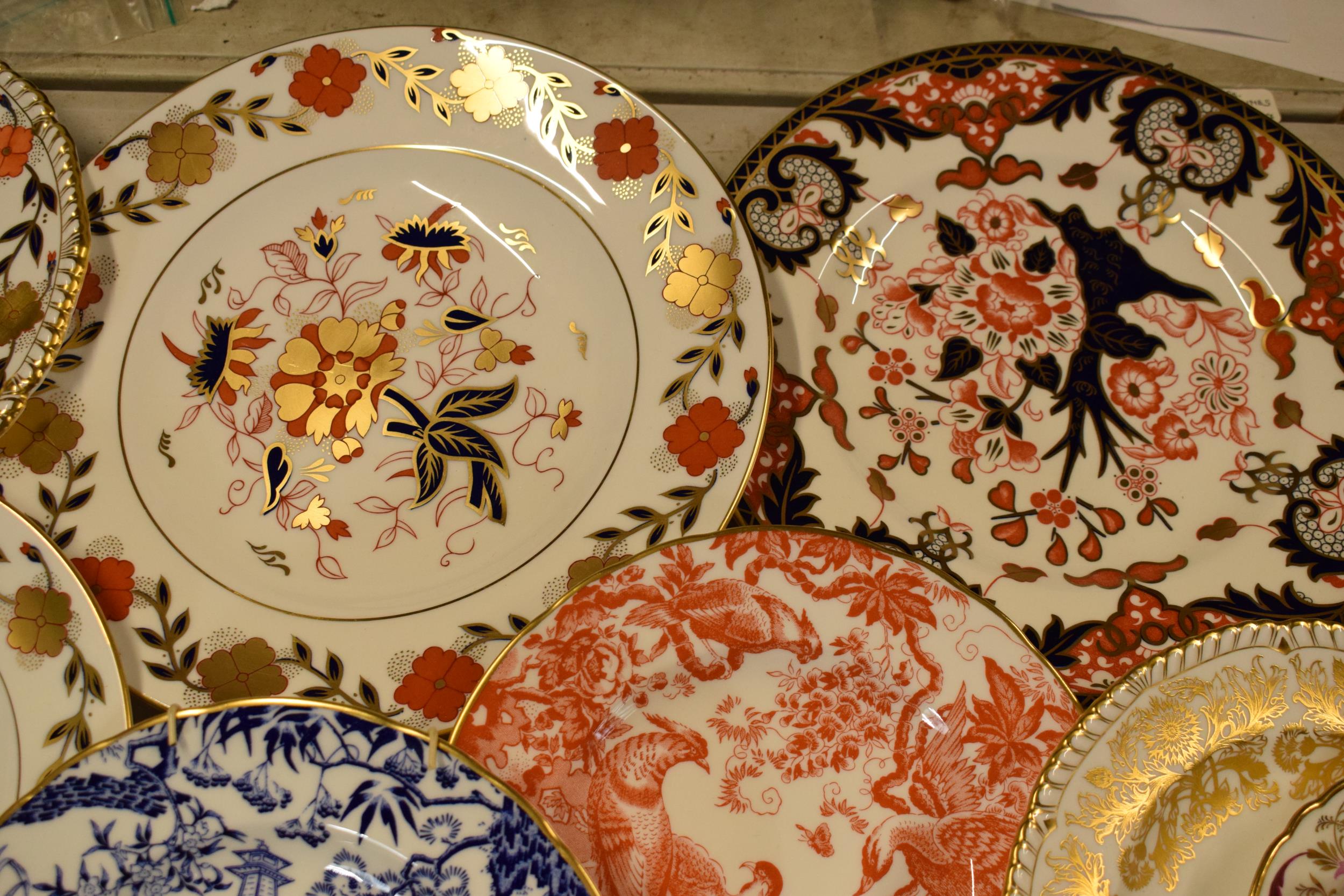 Royal Crown Derby plates and similar to include patterns such as Mikado, Vine, Olde Avesbury and - Image 4 of 8