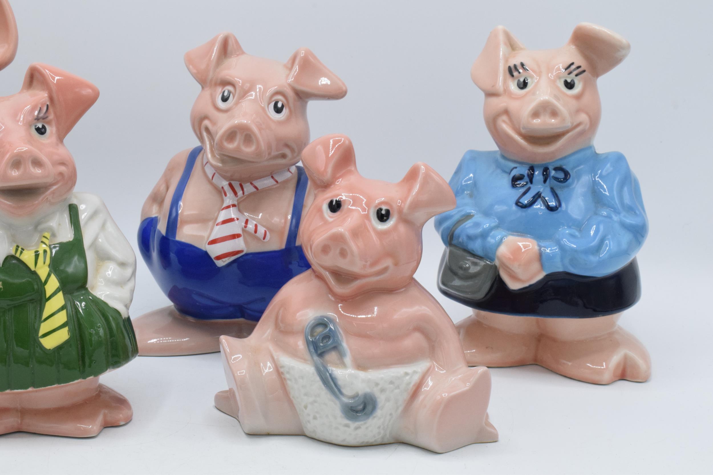 A collection of Wade Natwest pig money banks (5), all with stoppers. In good condition with no - Image 2 of 4
