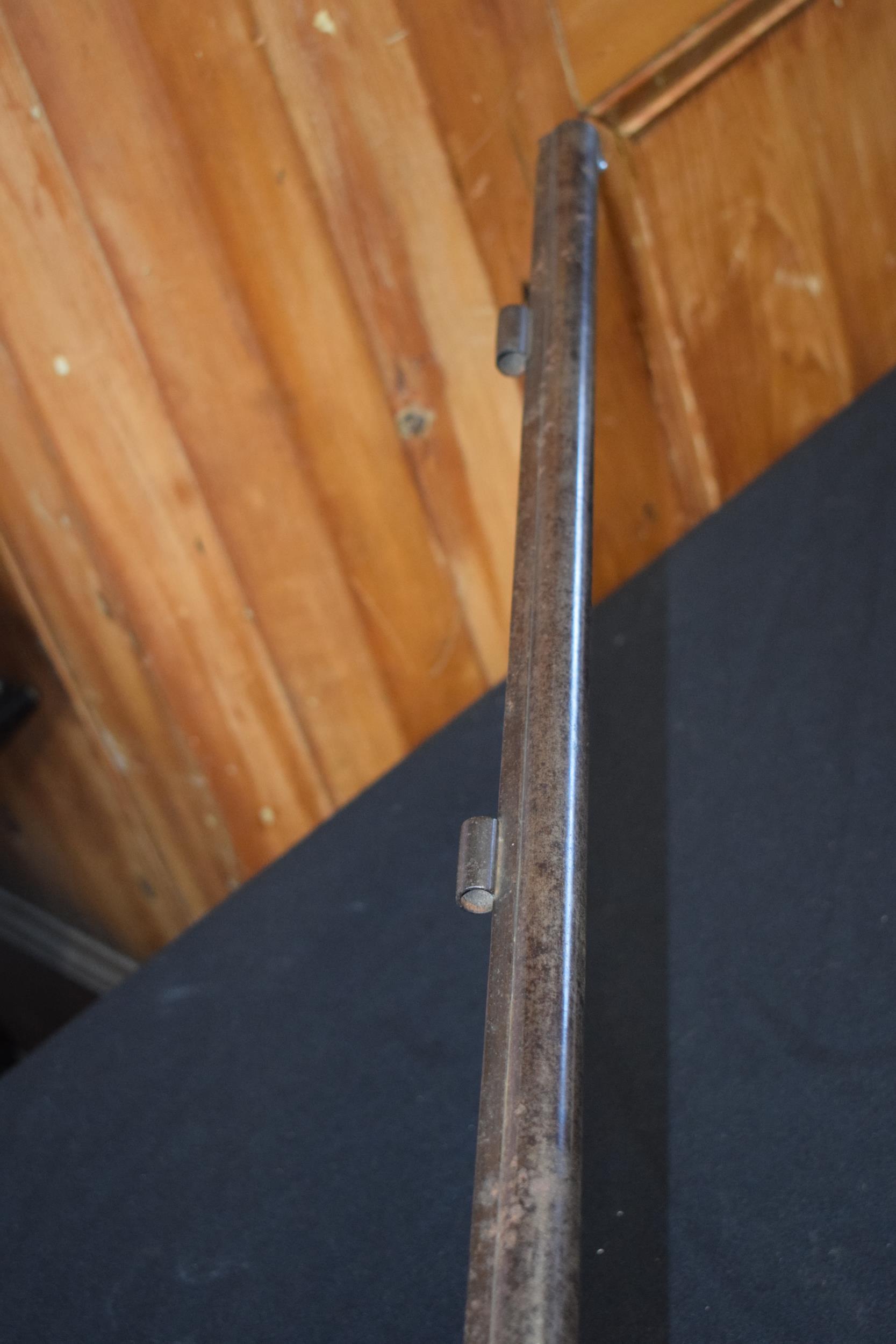 Heylen's of Cornhill London musket with wooden stock, 87cm long barrel, 129cm long, marked 'Cornhill - Image 15 of 17