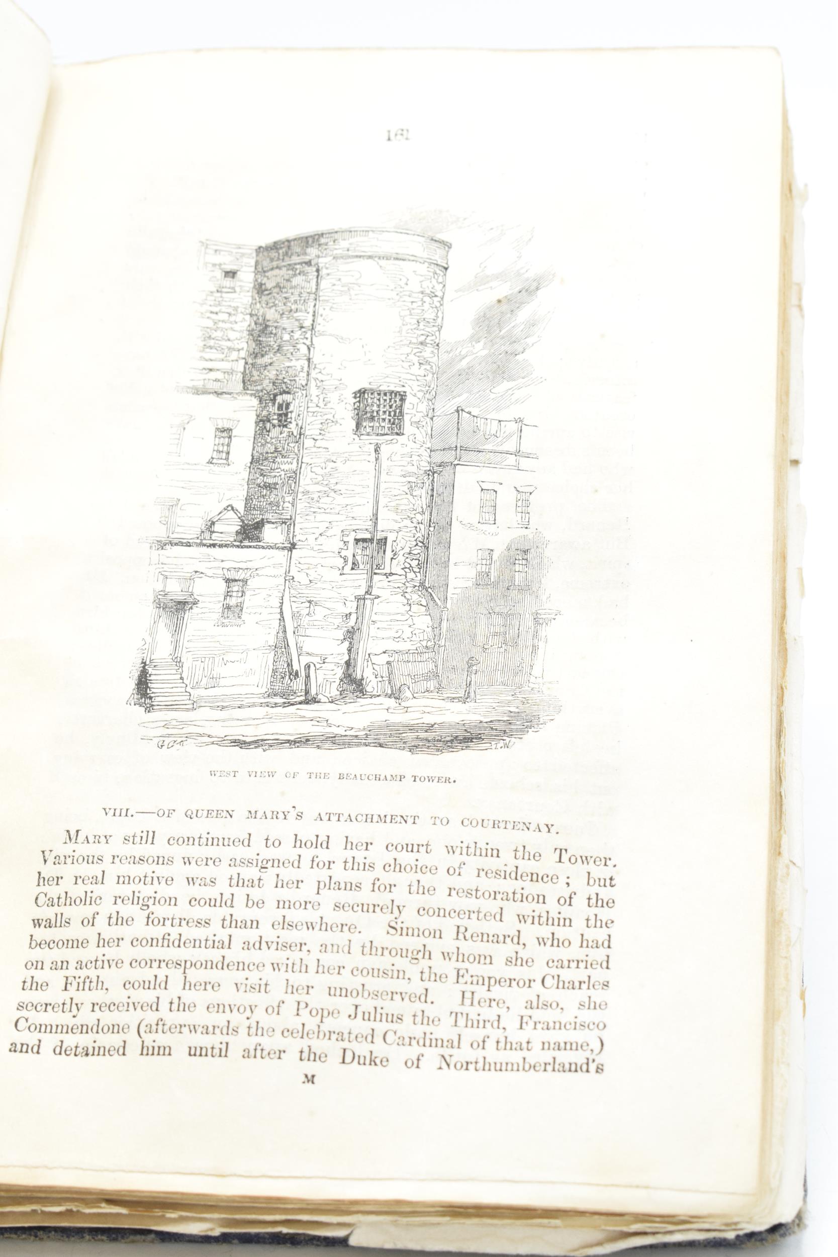 'Ainsworth's Tower of London' hardback book by William Harrison Ainsworth, 1854. Text generally - Image 7 of 8