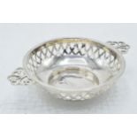 Silver novelty bon bon dish, Birmingham 1910, Syner & Beddoes, 40.8 grams, 13cm wide.