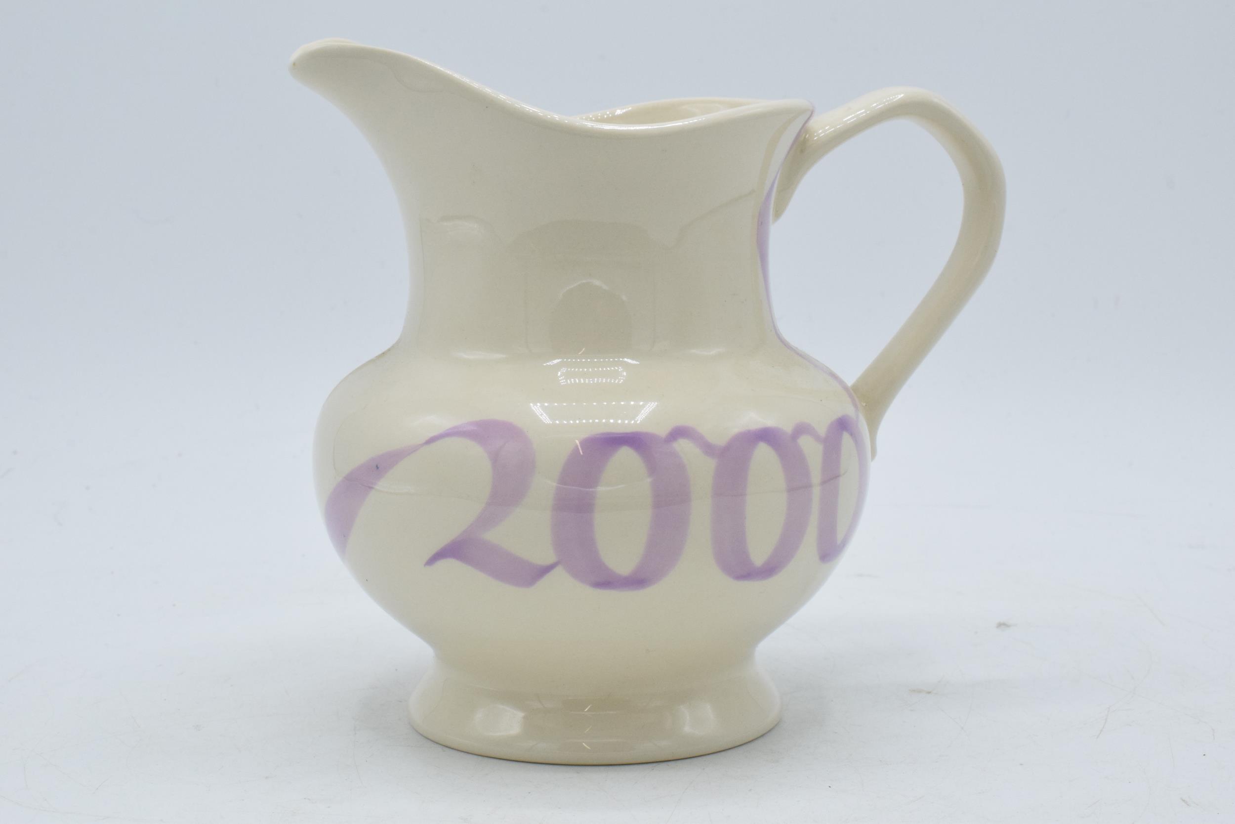 Emma Bridgewater Millenium '2000' pottery jug, 14cm tall. In good condition with no obvious damage