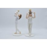 Royal Doulton figure Mother and Baby HN5476 and Daddy's Girl HN5479 (2). In good condition with no
