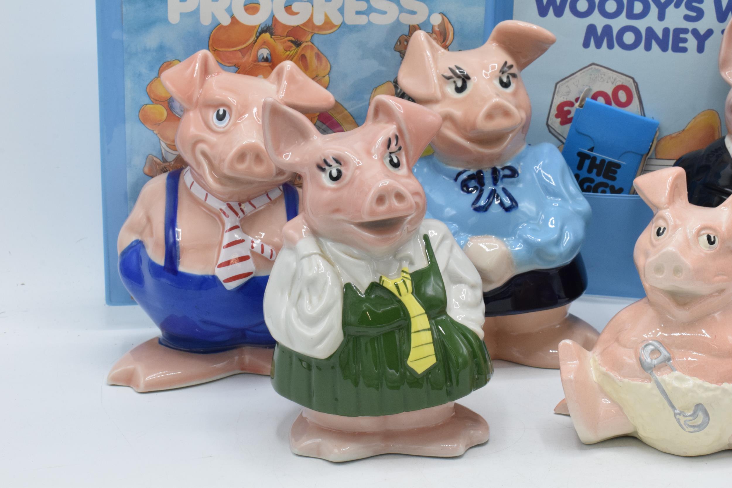 Wade Natwest Pig Family to include a folder with related items (6). In good condition with no - Image 2 of 3