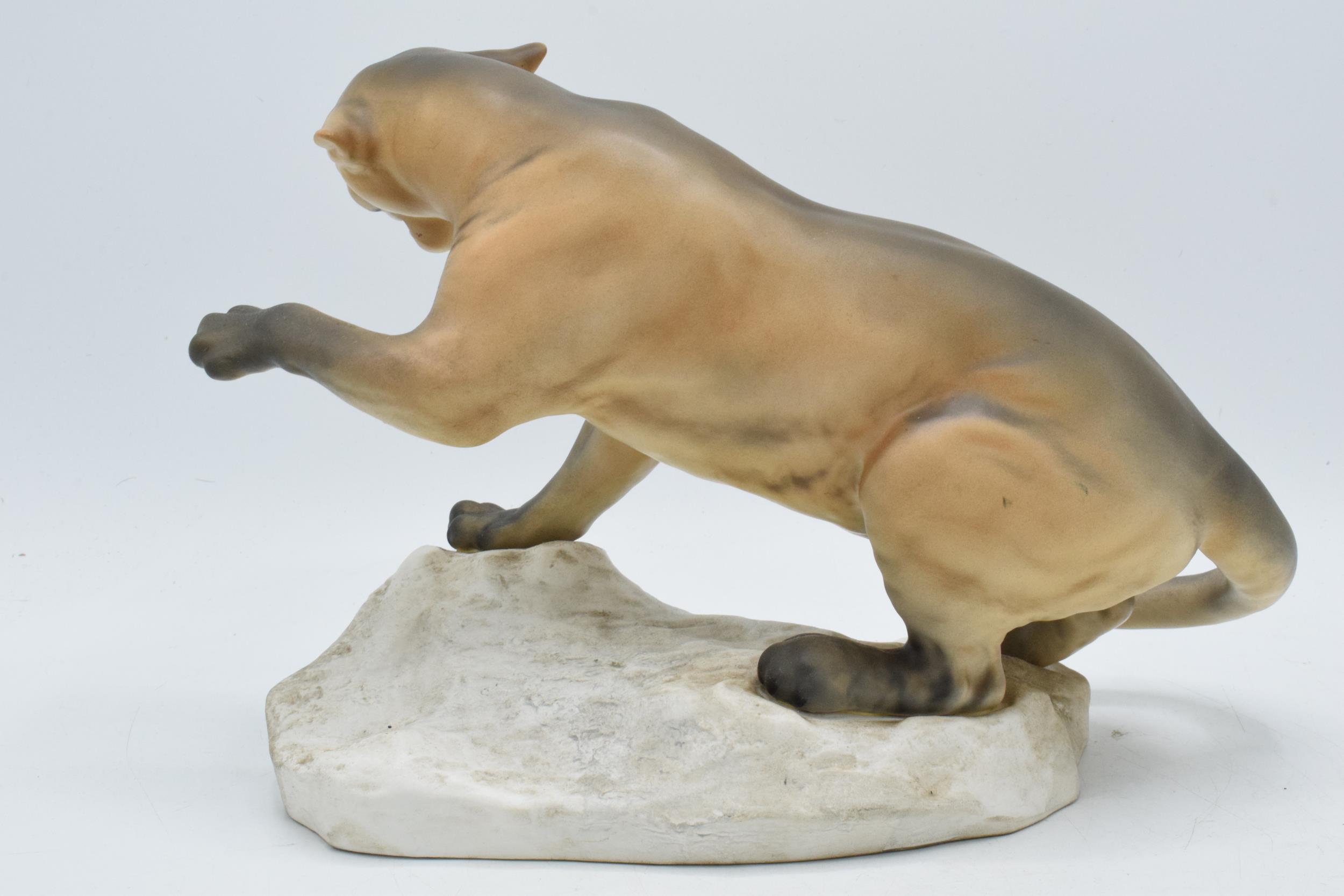 Beswick Puma on Rock 1702. In good condition with no obvious damage or restoration. - Image 2 of 3