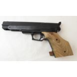A Gamo 'Compact' Single Stroke pneumatic .177 target air pistol. Adjustable sights, trigger and