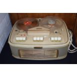 Vintage cased Cossor tape player (untested).