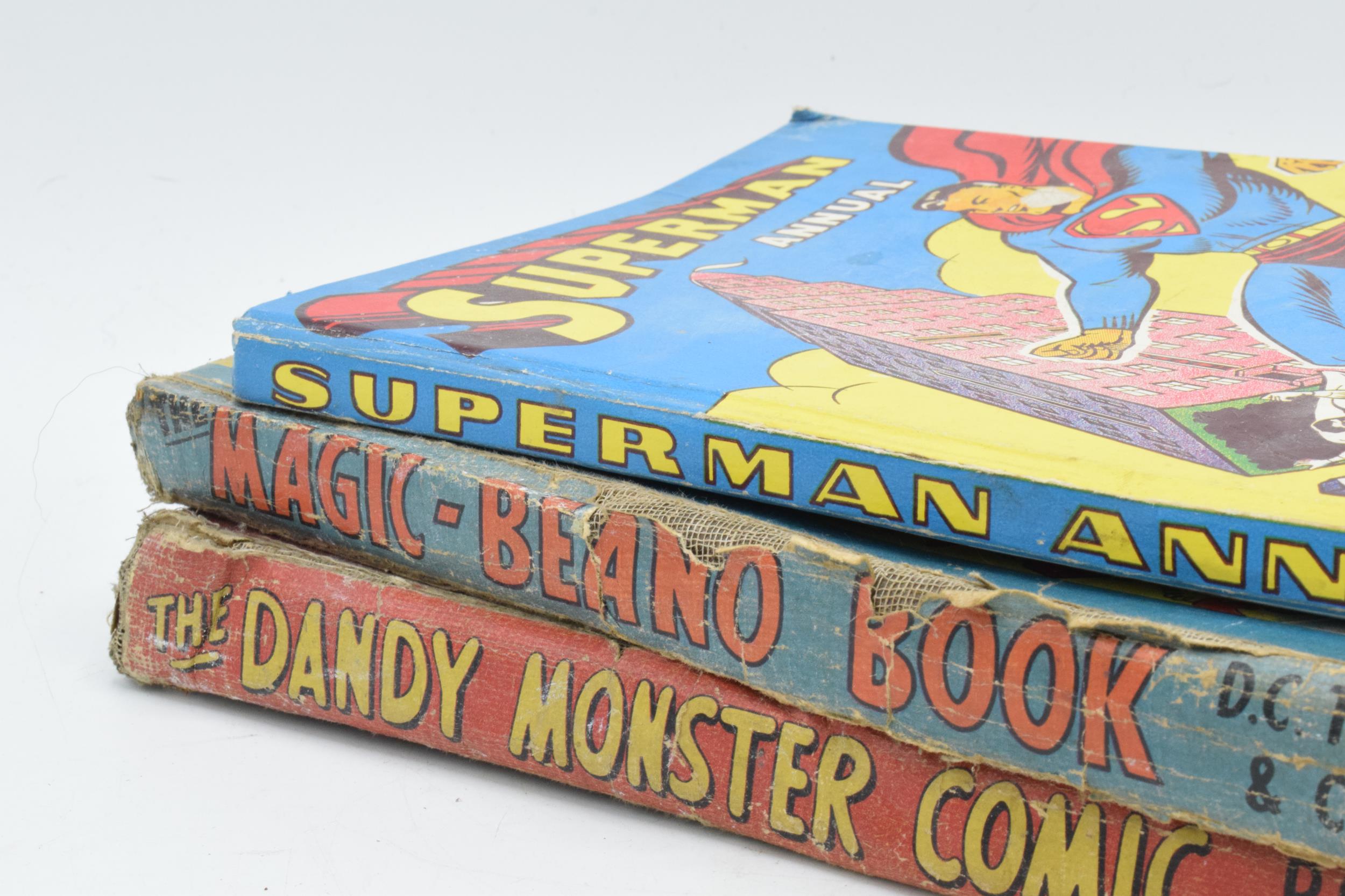 'The Dandy Monster Comic 1943', together with 'The Magic Beano Book' and 'Superman Annual 1958-9' ( - Image 2 of 12
