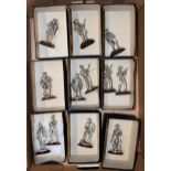 A collection of Royal Hampshire Art Foundry figures (12 - mostly boxed).