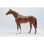 Beswick Chestnut Racehorse 1564. In good condition with no obvious damage or restoration. Minor flea