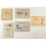 Ciggarette card albums, King George V Full Album 1935, Safety First 1934, Radio Celebrities 1934,