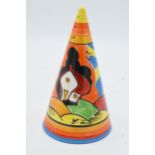 Limited edition No.6 Emilio James England Clarice Cliff style sugar sifter "New Horizons". Mostly in