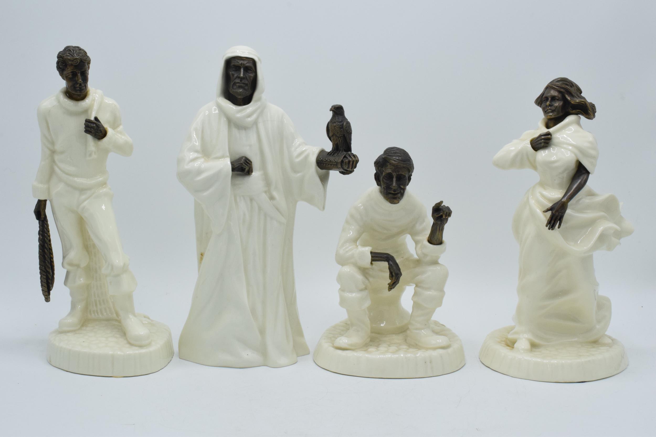 Minton figures to include The Fisherman Travellers Tales, Sea Breezes and The Sheikh (4) (all with