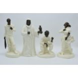 Minton figures to include The Fisherman Travellers Tales, Sea Breezes and The Sheikh (4) (all with