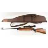 Webley Vulcan Mk II 22" calibre break barrel air rifle complete with AGS 4 x 32 mil - dot scope