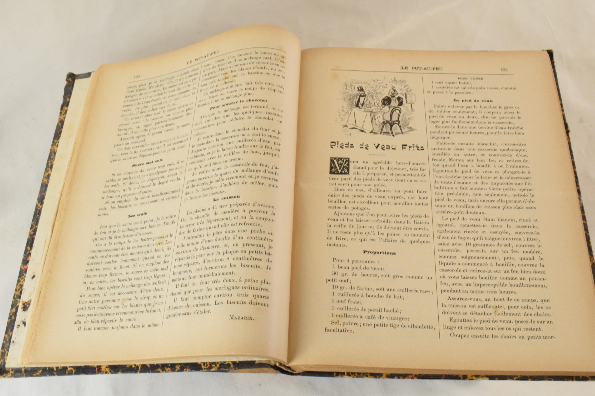 A collection of French cookery books 'Le Pot-au-Feu' to include editions from years such as 1897 and - Image 5 of 5