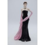 Coalport limited edition lady figure Black Velvet CW679. In good condition with no obvious damage or