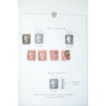 Stamps: a large collection of stamps to include GB folder including a Penny Black, Penny Reds and