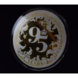 Cased Jubilee Mint Fine Silver Proof 5 oz coin Queen Elizabeth II 95th Birthday, 155.5 grams.