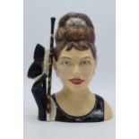 Bairstow Manor Collectables character jug Audrey Hepburn, Stars of the Golden Era, limited