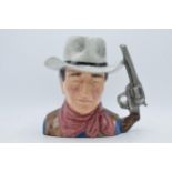 Bairstow Manor Collectables limited edition character jug of John Wayne, Hollywood Greats Series,