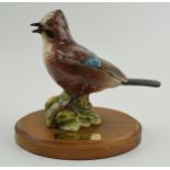 Royal Doulton limited edition figurine of a jay commissioned by the fashion knitwear firm John