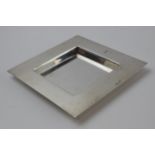 Silver Art Deco ash tray, Sheffield 1919, 99.8 grams.