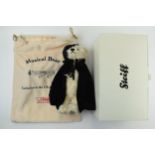 Boxed Steiff limited edition musical bear, mohair bear, Phantom of the Opera, working order, with