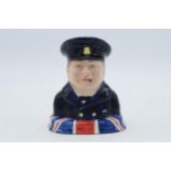 Bairstow Manor Collectables bust of Sir Winston Churchill, 11cm tall. In good condition with no