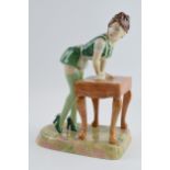 Peggy Davies Ceramics figure Ooh La La, signed by the artist 1/1. In good condition with no