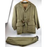Classic Norfolk Style shooting jacket with a pair of similar breeches. Jacket by Nonpareil P&O