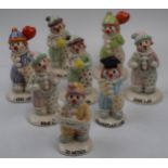 Beswick Little Lovables clowns (8). In good condition with no obvious damage or restoration. May