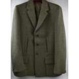 Classic gamekeepers jacket. John Brocklehurst of Bakewell. 86% wool, 14% cotton. Made in Britain.