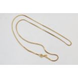 18ct gold necklace chain, 3.6 grams, 49cm long.