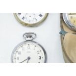 A collection of pocket watches to include an Ingersoll Triumph (case loose), a Smiths 1/5th Secs,