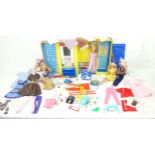 A good collection of vintage Sindy and Barbie dolls and accessories. Including Hotel Continental