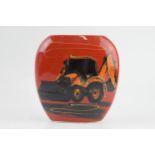 Anita Harris Art Pottery limited edition vase of a Digger: produced in an exclusive edition of 25