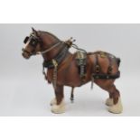 Beswick matt Burnham Beauty in tack / working harness. In good condition with no obvious damage or