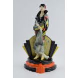 Peggy Davies Ceramics figure Art Deco Lady. In good condition with no obvious damage or