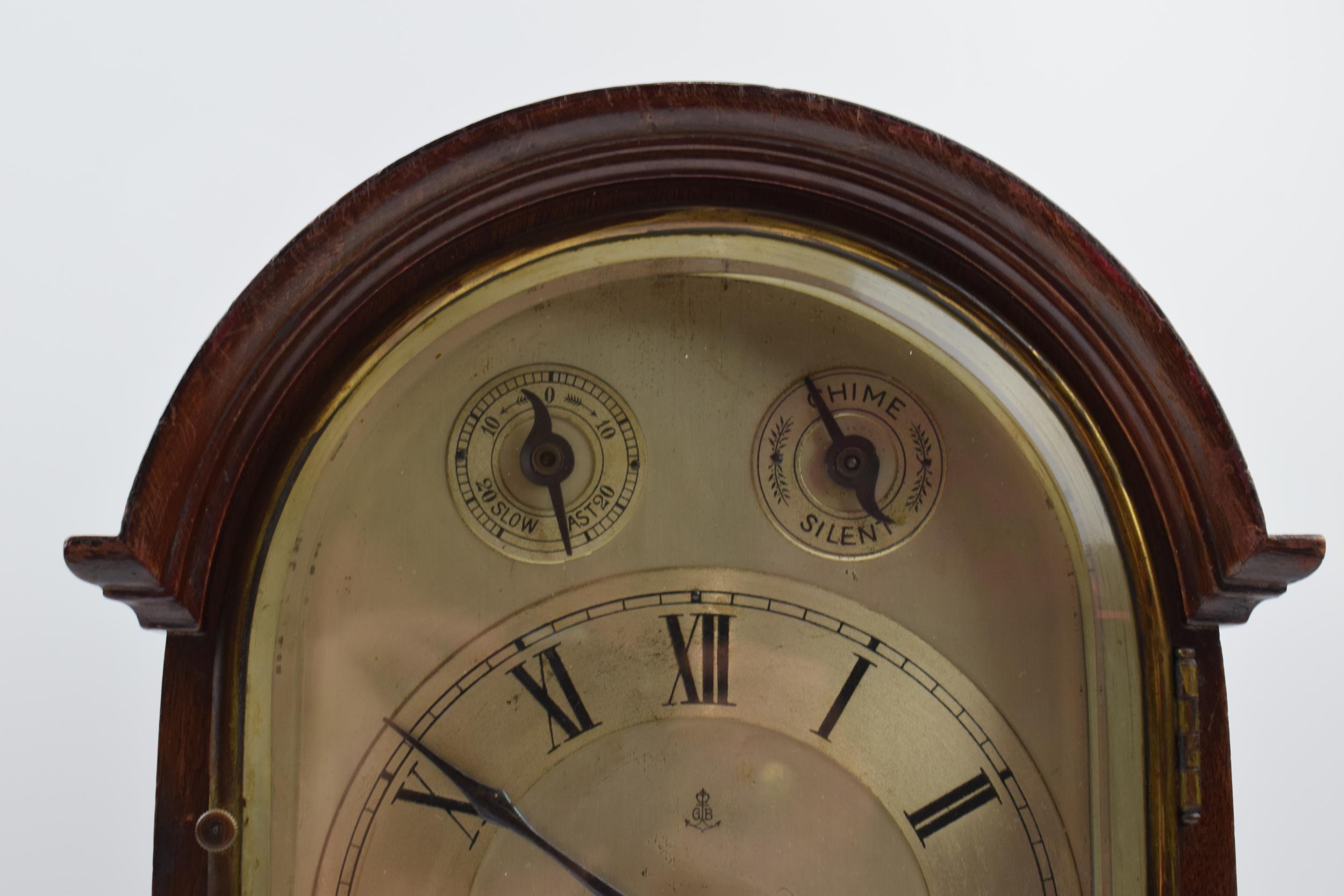 Late 19th / early 20th century mahogany cased mantle clock, by Gustav Becker, with domed top and - Image 2 of 8