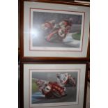 Ray Goldsbrough: a pair of limited edition prints to include 'The Three Dukes' and 'The One and